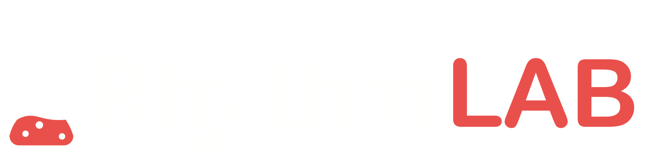 Rhythm Lab logo (Reverse)